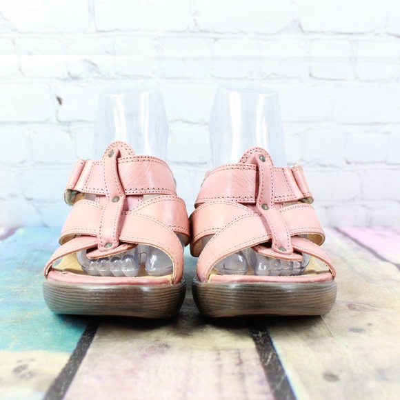 SANITA Strappy Slip On Wedge Sandals Size 10 / 40 - Picture 4 of 9